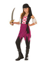 PIRATE GIRL COSTUME, CHILD - M - Front