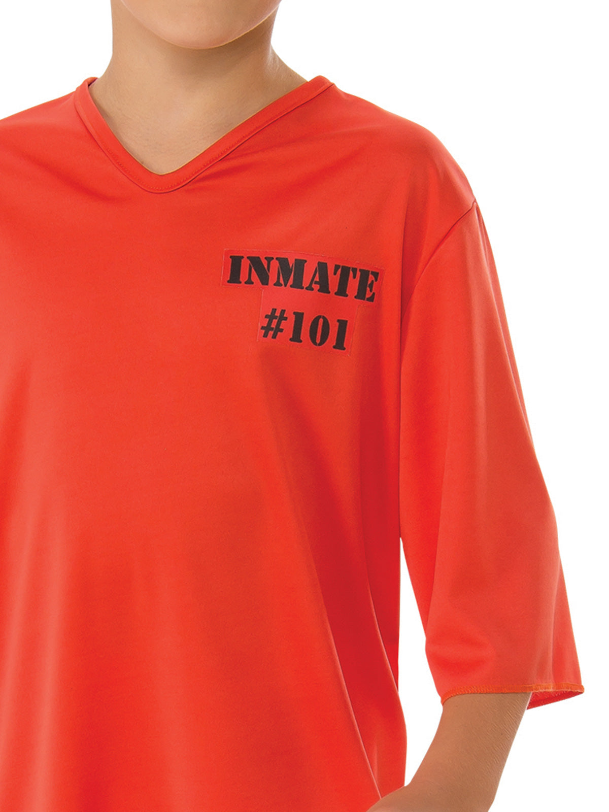 INMATE 101 PRISONER COSTUME, CHILD - Back