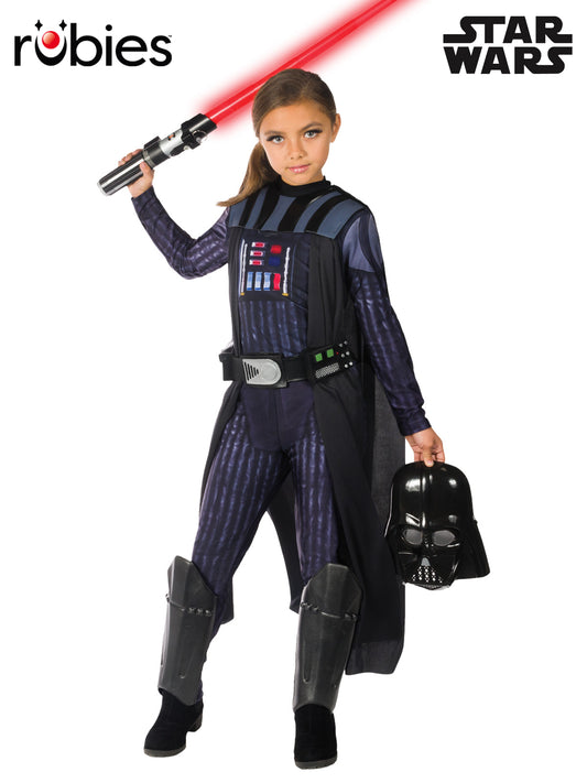 DARTH VADER DELUXE COSTUME, CHILD - Front