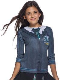 SLYTHERIN COSTUME TOP, CHILD - M - Back