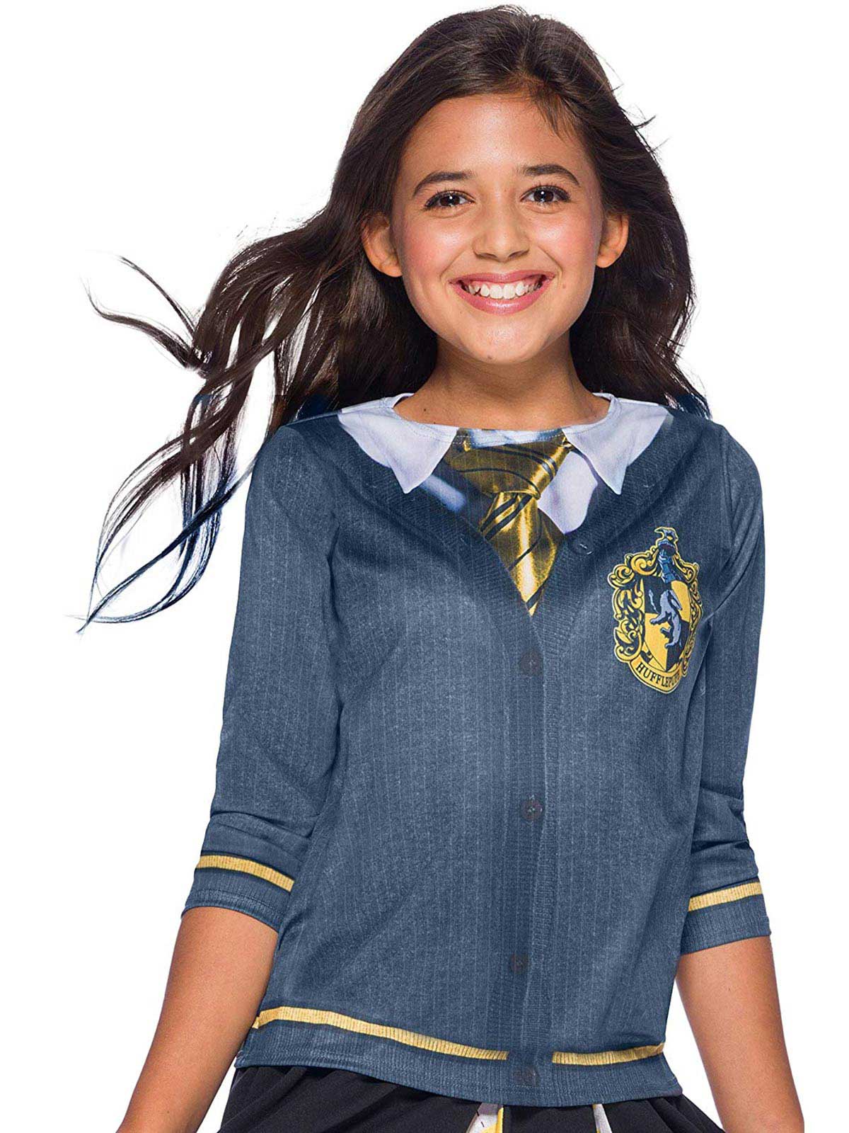HUFFLEPUFF COSTUME TOP, CHILD - Back
