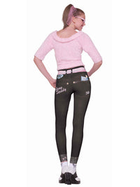 50'S JEAN LEGGINGS, ADULT - XS-S - Back