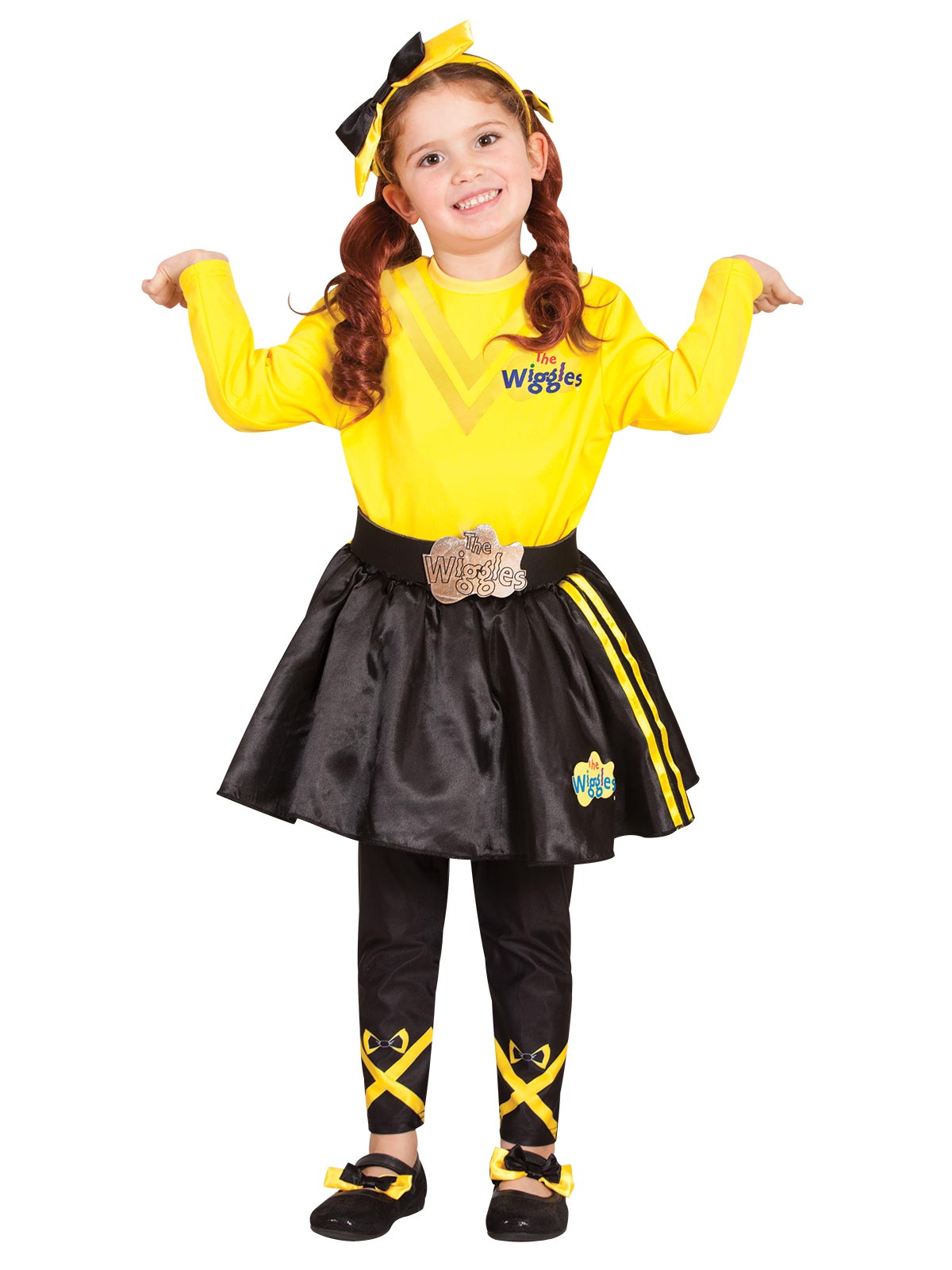 THE WIGGLES YELLOW HEADBAND &amp; SHOE BOWS - CHILD - Side
