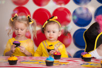THE WIGGLES YELLOW HEADBAND &amp; SHOE BOWS - CHILD