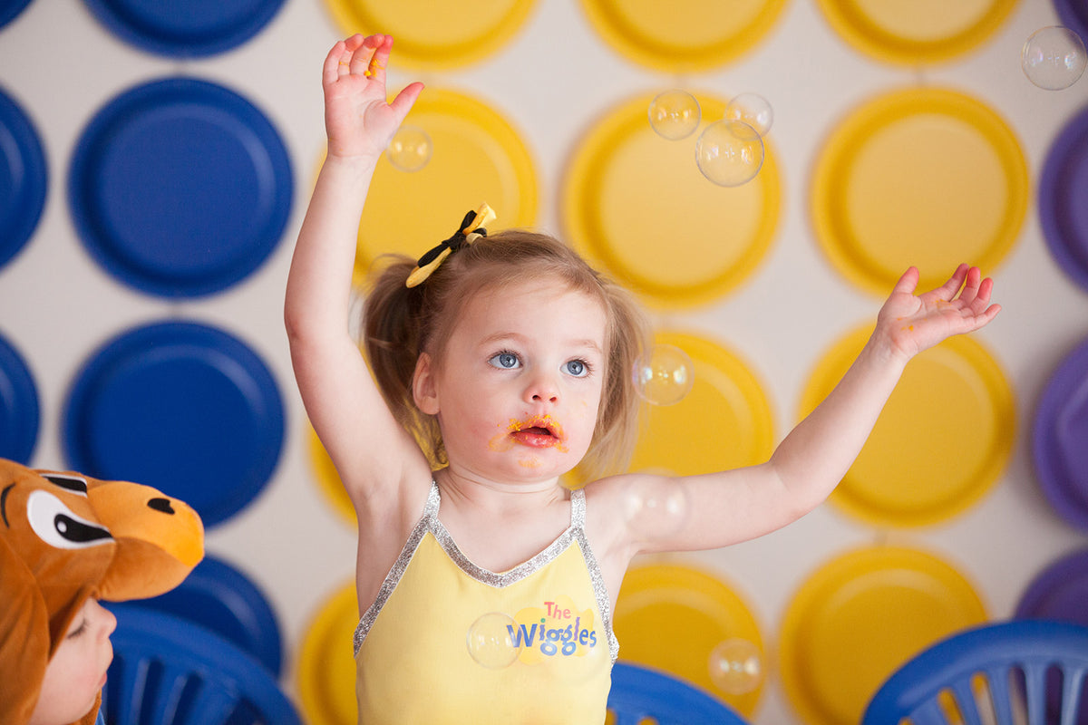 YELLOW WIGGLE BALLERINA TOP, CHILD - Side