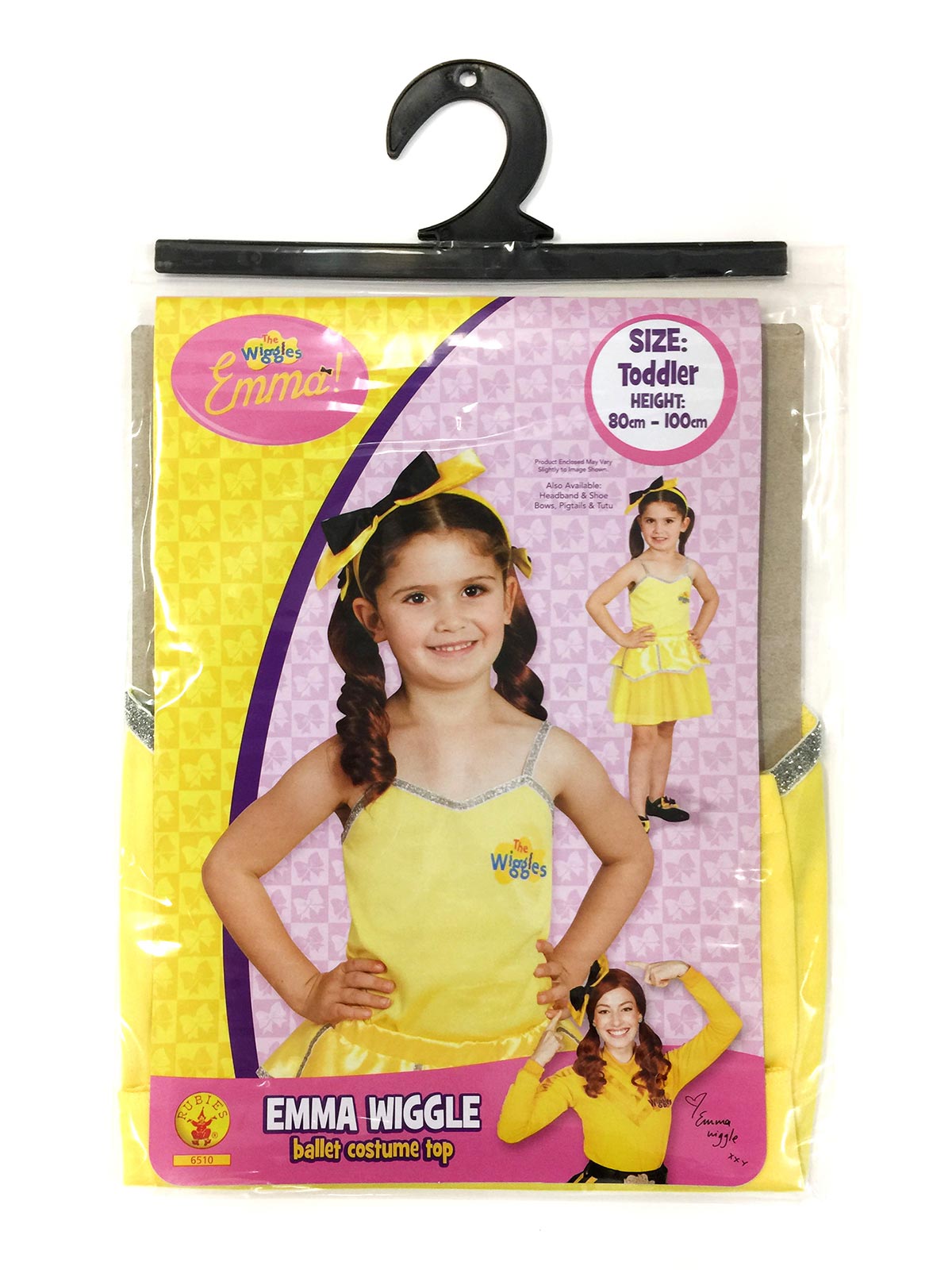 YELLOW WIGGLE BALLERINA TOP, CHILD - Packaging