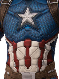 CAPTAIN AMERICA DELUXE COSTUME, CHILD - Side