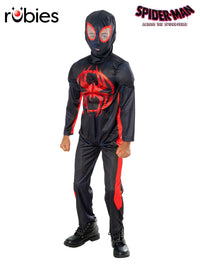 MILES MORALES SPIDER-VERSE DELUXE COSTUME, CHILD - Front