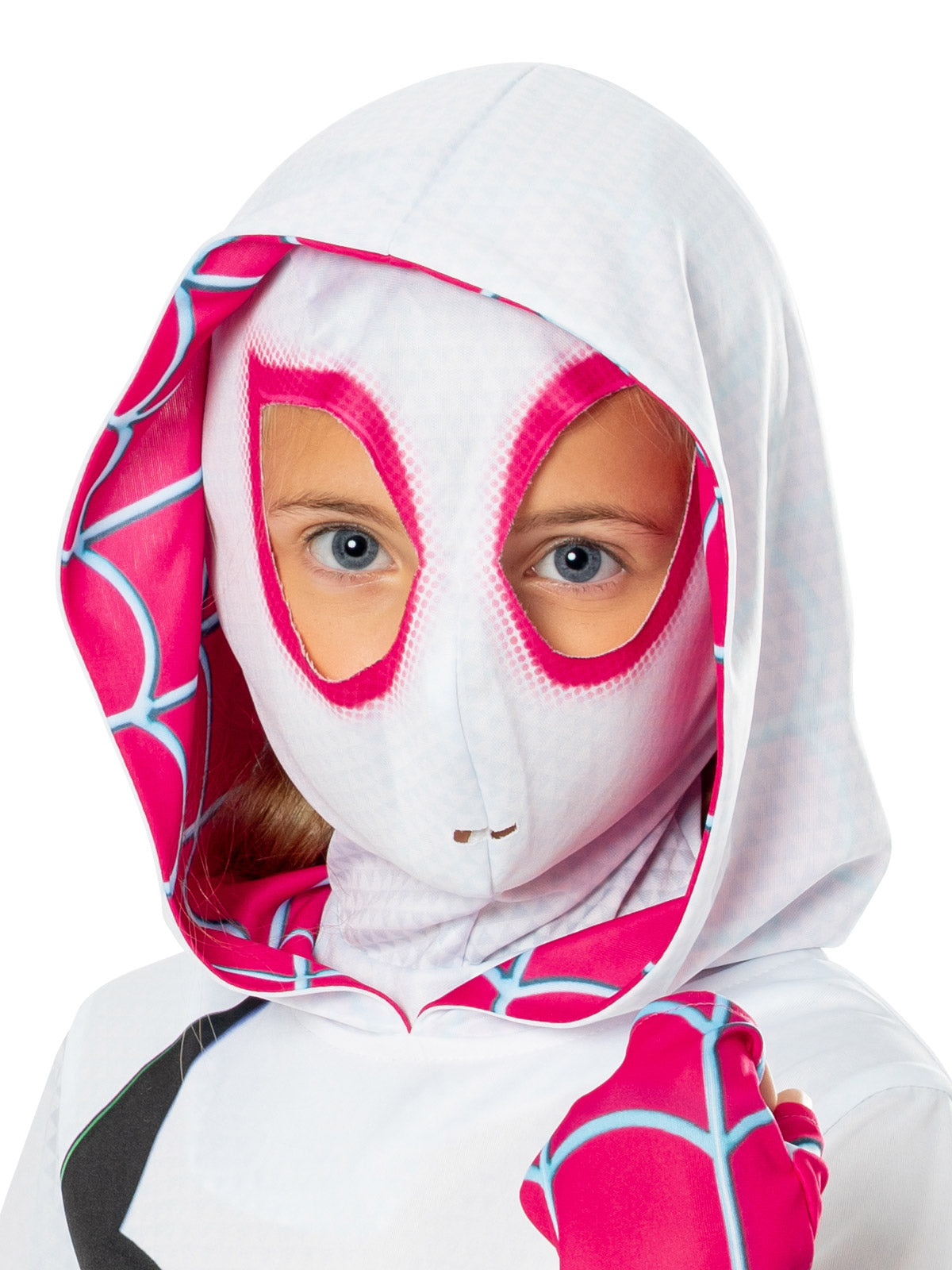 SPIDER GWEN SPIDER-VERSE DELUXE COSTUME, CHILD - Back