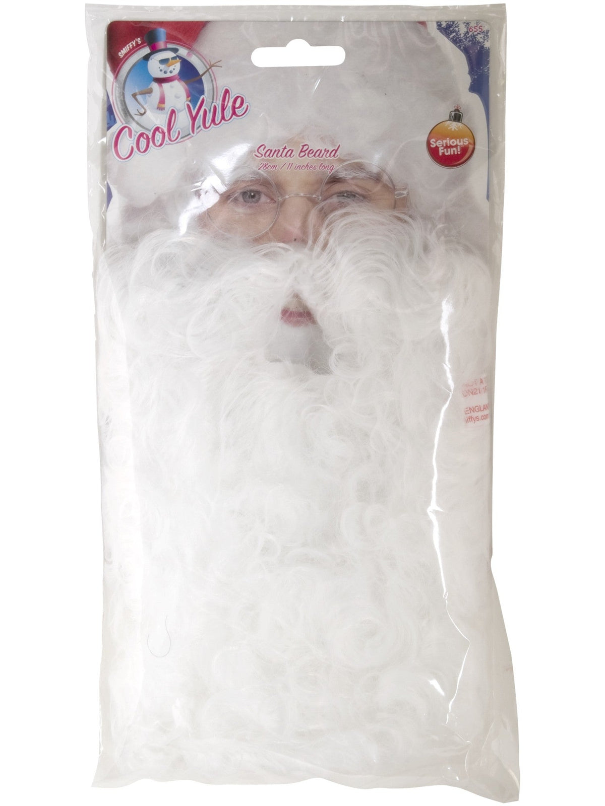 SANTA BEARD, ADULT - Back