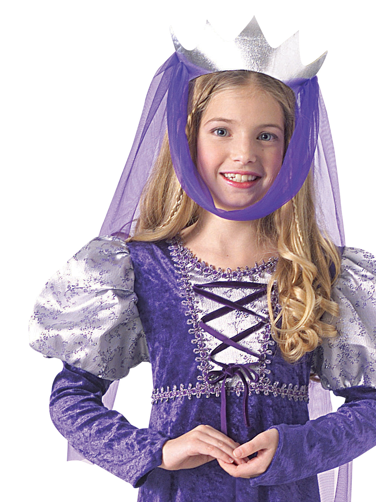 RENAISSANCE QUEEN DELUXE COSTUME, CHILD - Back