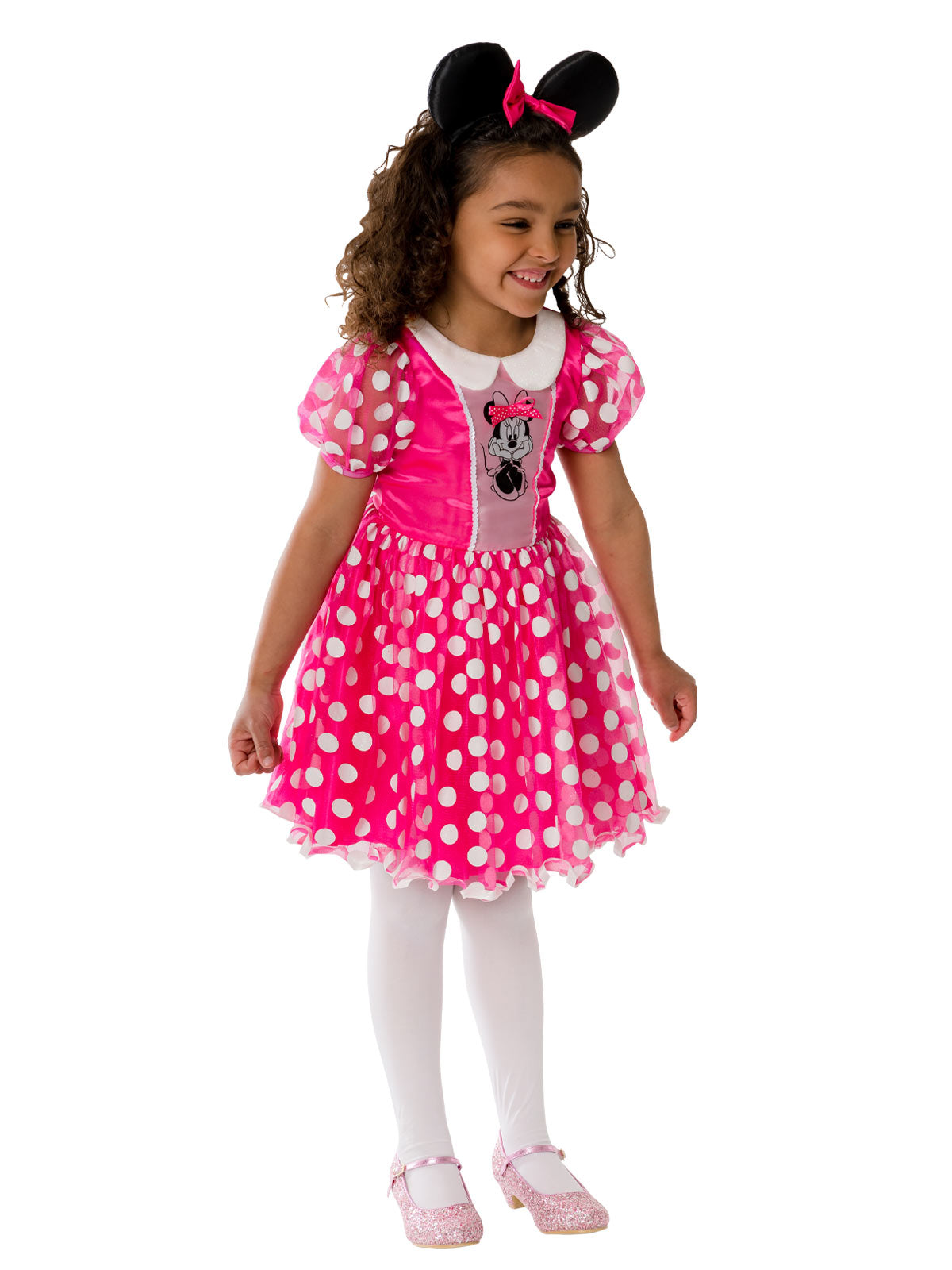 MINNIE MOUSE PINK DELUXE COSTUME, CHILD - Side