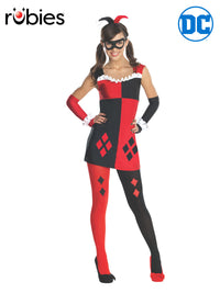 HARLEY QUINN COSTUME, TWEEN - Front