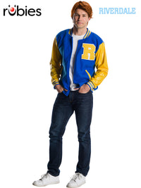ARCHIE ANDREWS DELUXE RIVERDALE COSTUME, ADULT - Front