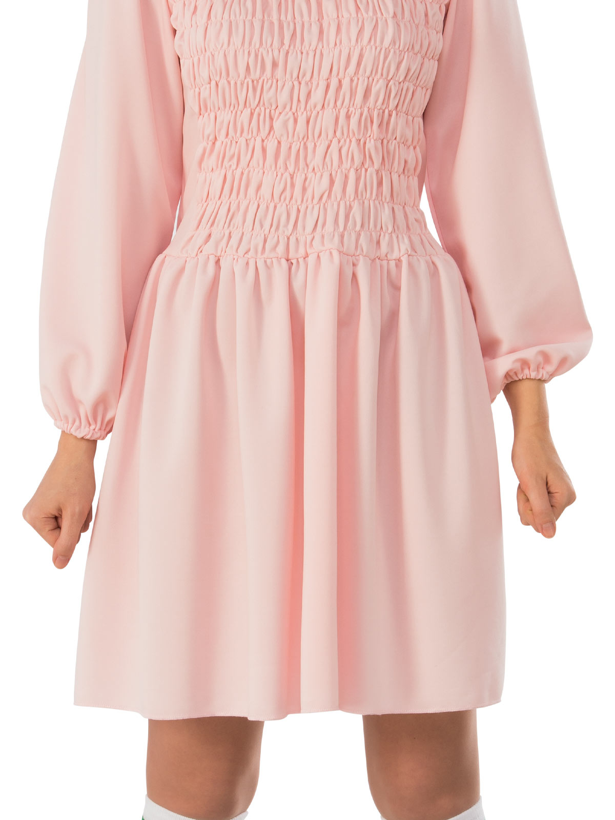 ELEVEN PINK DRESS COSTUME STRANGER THINGS, ADULT - STD - Side