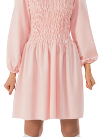 ELEVEN PINK DRESS COSTUME STRANGER THINGS, ADULT - STD - Side