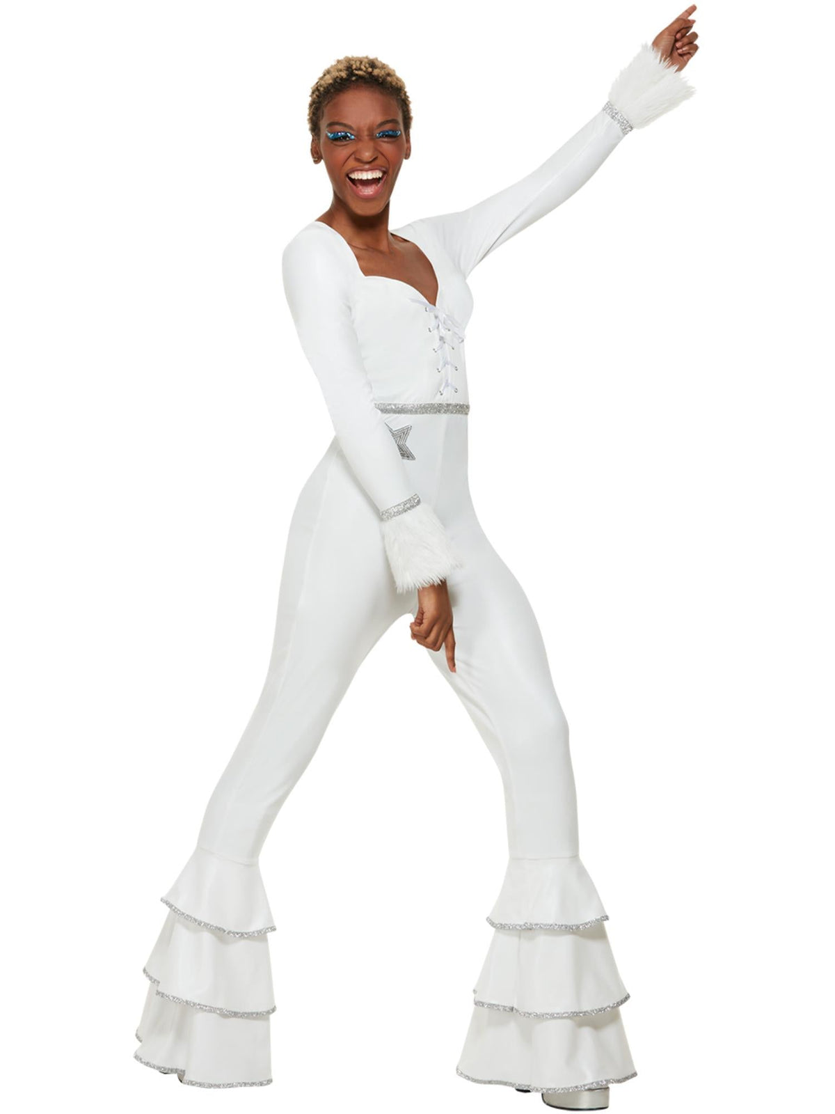 70S DELUXE GLAM COSTUME, ADULT - M - Back