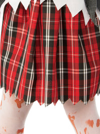 ZOMBIE SCHOOLGIRL COSTUME, CHILD - Side