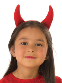 RED DEVIL GIRLS COSTUME, CHILD - Back