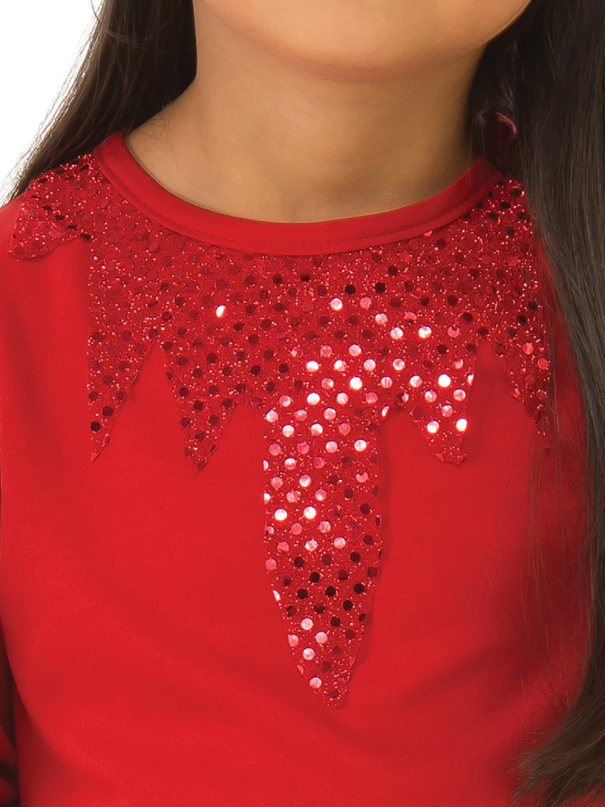 RED DEVIL GIRLS COSTUME, CHILD - Side