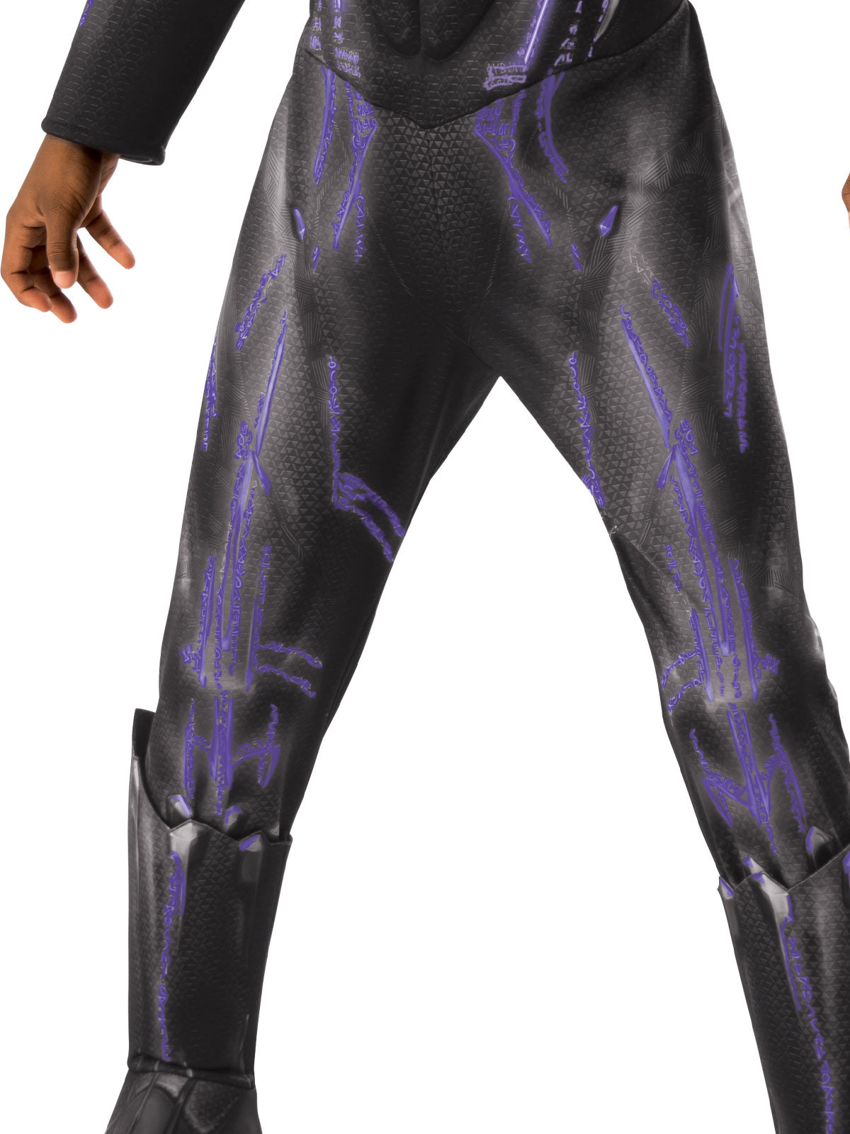 BLACK PANTHER SUPER DELUXE BATTLE COSTUME, CHILD - L - Side