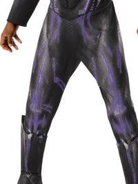 BLACK PANTHER SUPER DELUXE BATTLE COSTUME, CHILD - L - Side