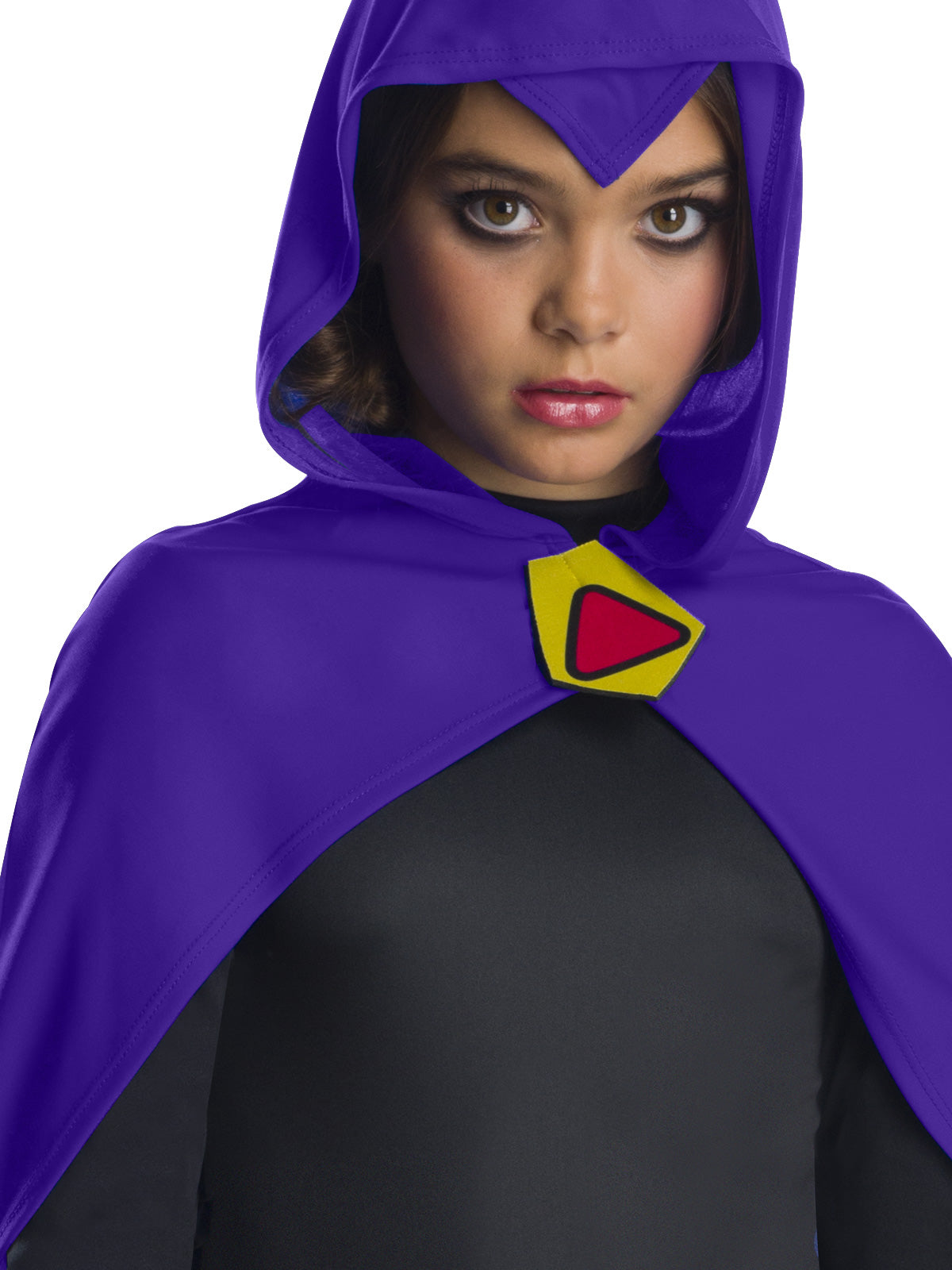 RAVEN DELUXE TEEN TITAN COSTUME, CHILD - Back