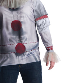 PENNYWISE 'IT' COSTUME TOP, ADULT - XL - Side