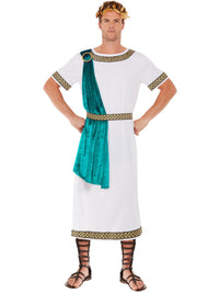 DELUXE ROMAN EMPIRE EMPEROR TOGA COSTUME - Side