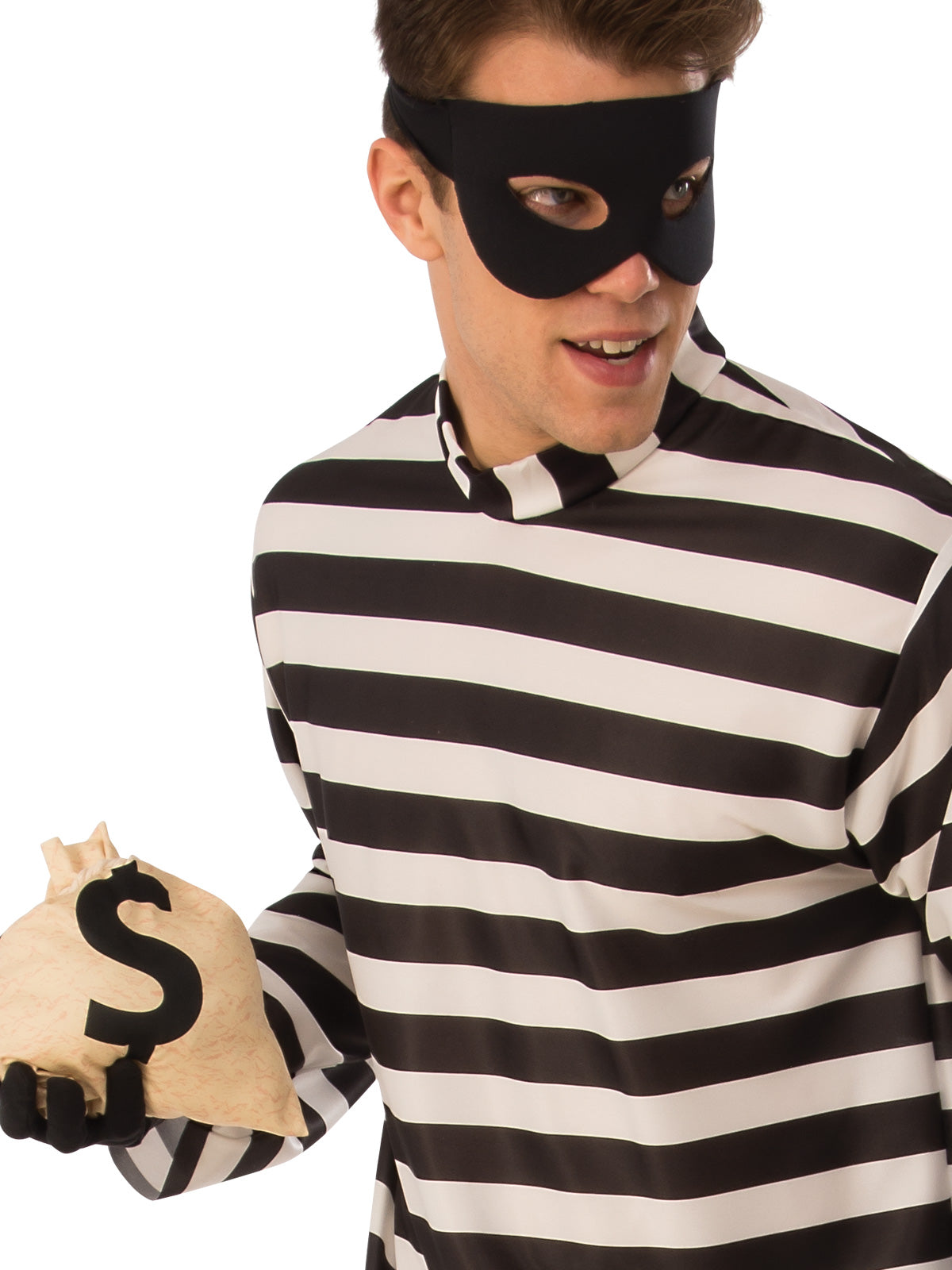 BUGLAR COSTUME, ADULT - Back