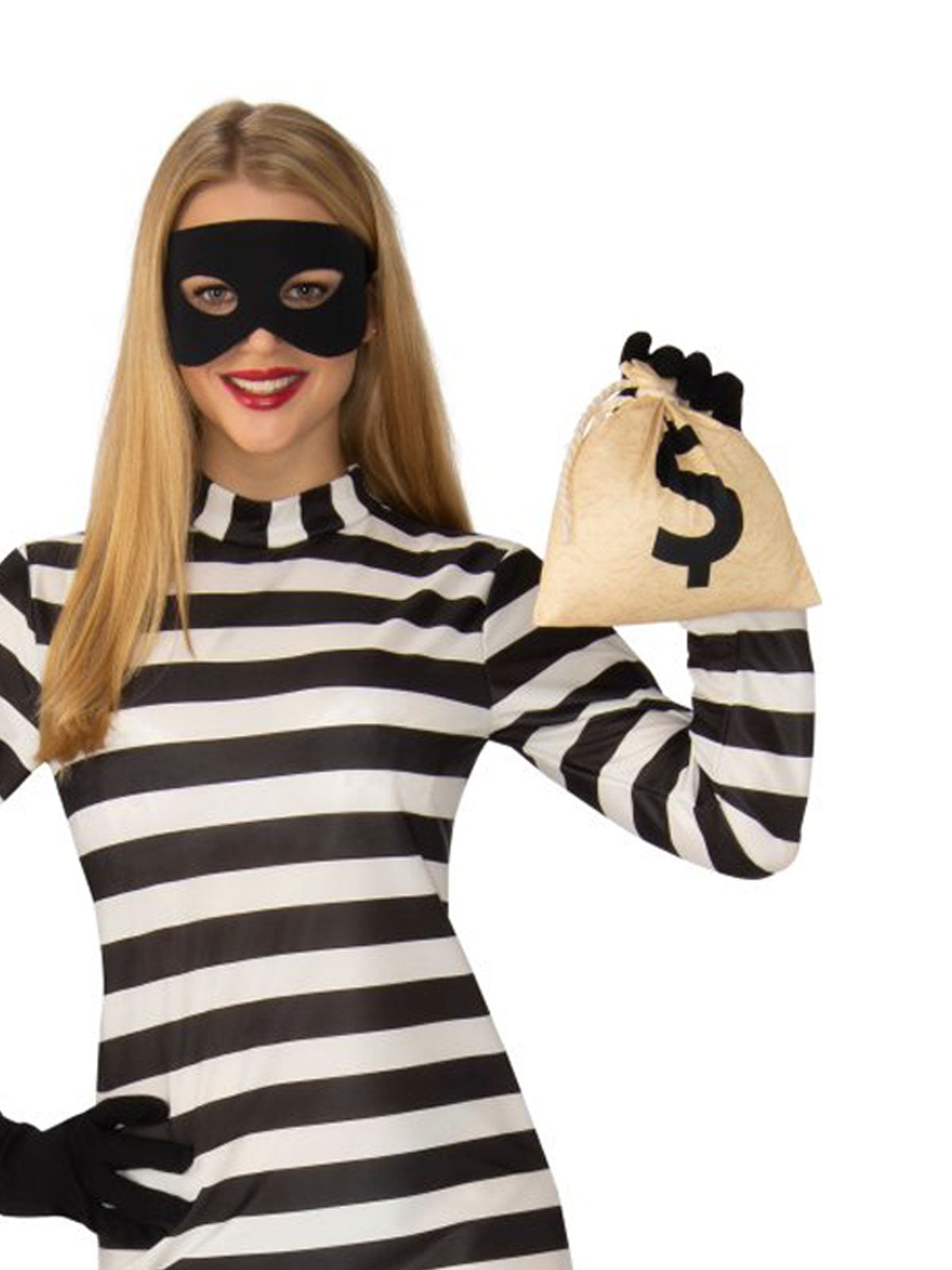 BURGLAR MISSY COSTUME, ADULT - M - Back