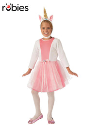 UNICORN PINK PRINCESS COSTUME, CHILD - S - Front