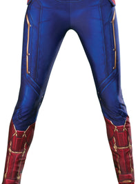 CAPTAIN MARVEL COSTUME, ADULT - Back