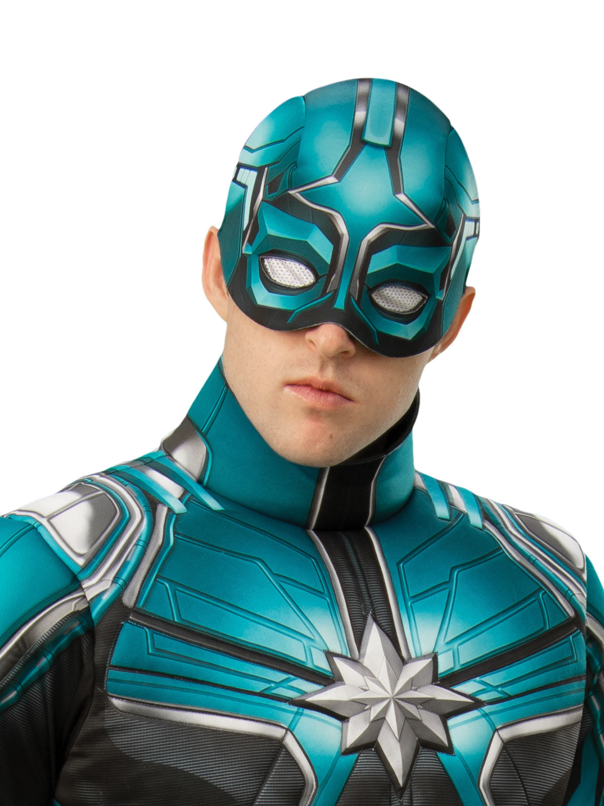 YON ROGG DELUXE CAPTAIN MARVEL COSTUME, ADULT - Back