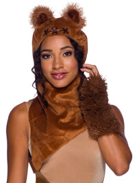 EWOK CLASSIC FEMALE COSTUME, ADULT - Back