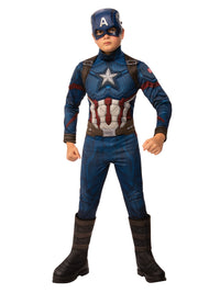 CAPTAIN AMERICA DELUXE COSTUME, CHILD - Front