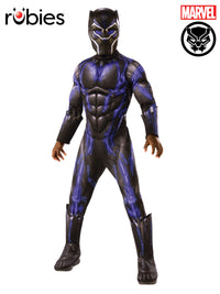 BLACK PANTHER BATTLE SUIT DELUXE COSTUME, CHILD - Front