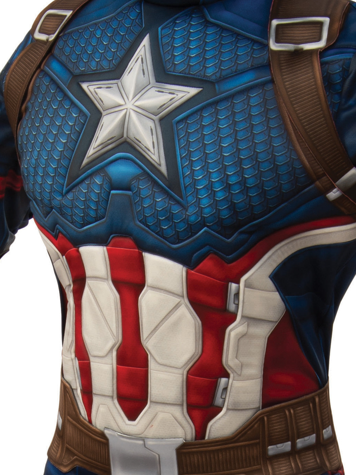 CAPTAIN AMERICA DELUXE COSTUME, ADULT - Side