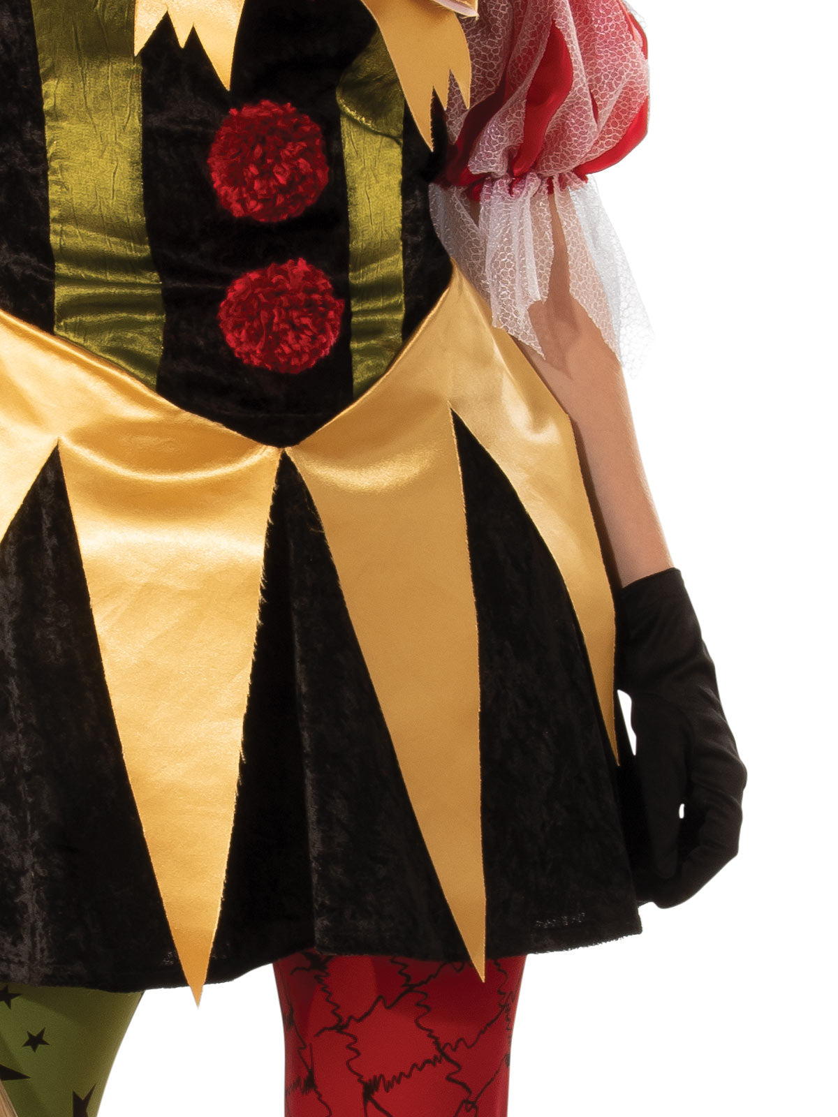 EVIL CLOWN LADY, ADULT - Side