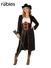COWGIRL LADIES COSTUME, ADULT - Front