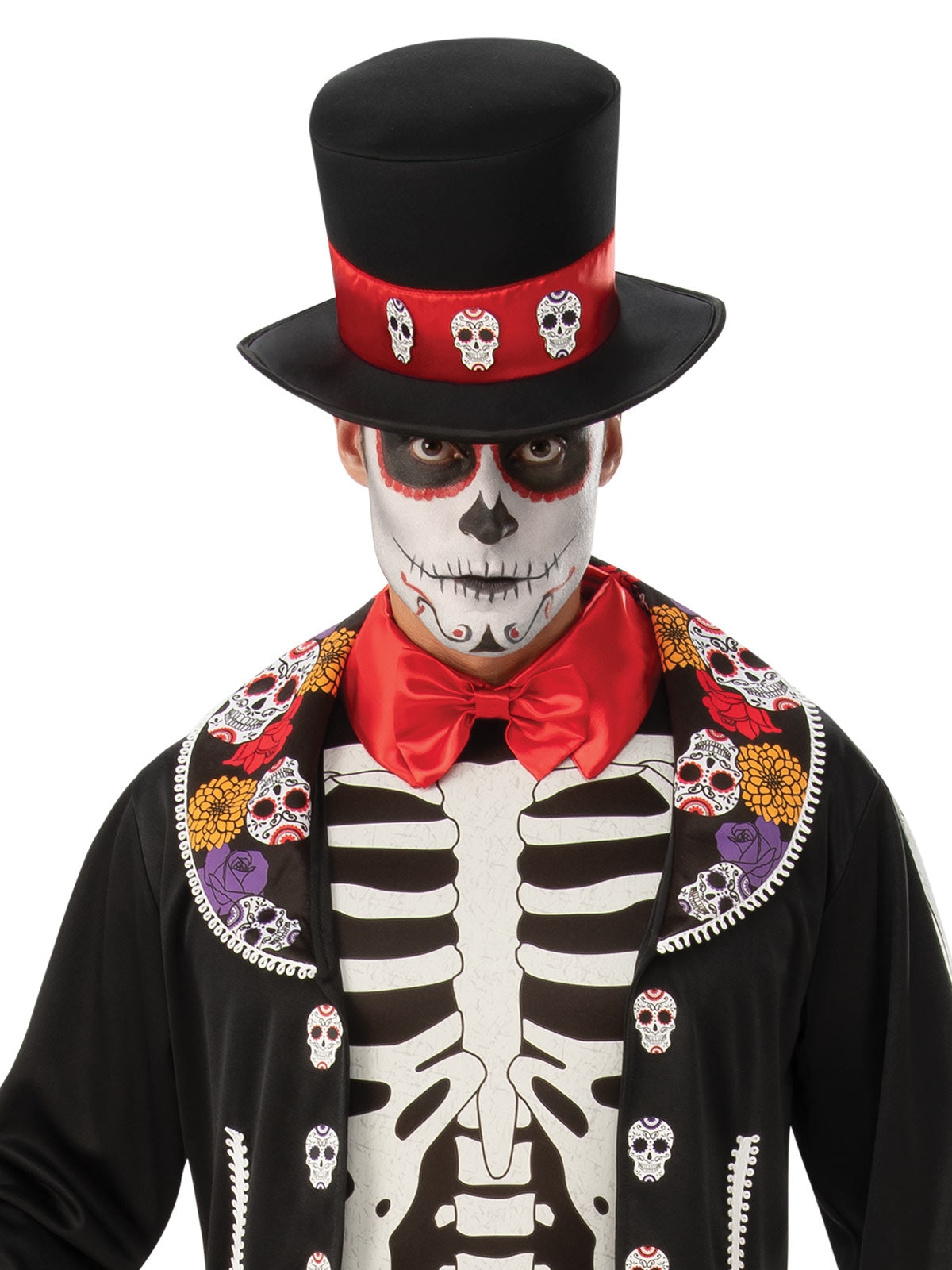 DAY OF THE DEAD MAN COSTUME, ADULT - Back