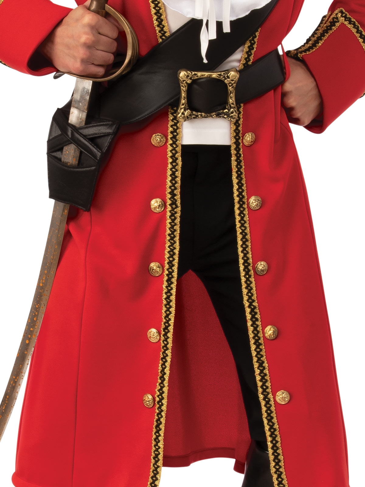PIRATE CAPTAIN COSTUME, ADULT - Side