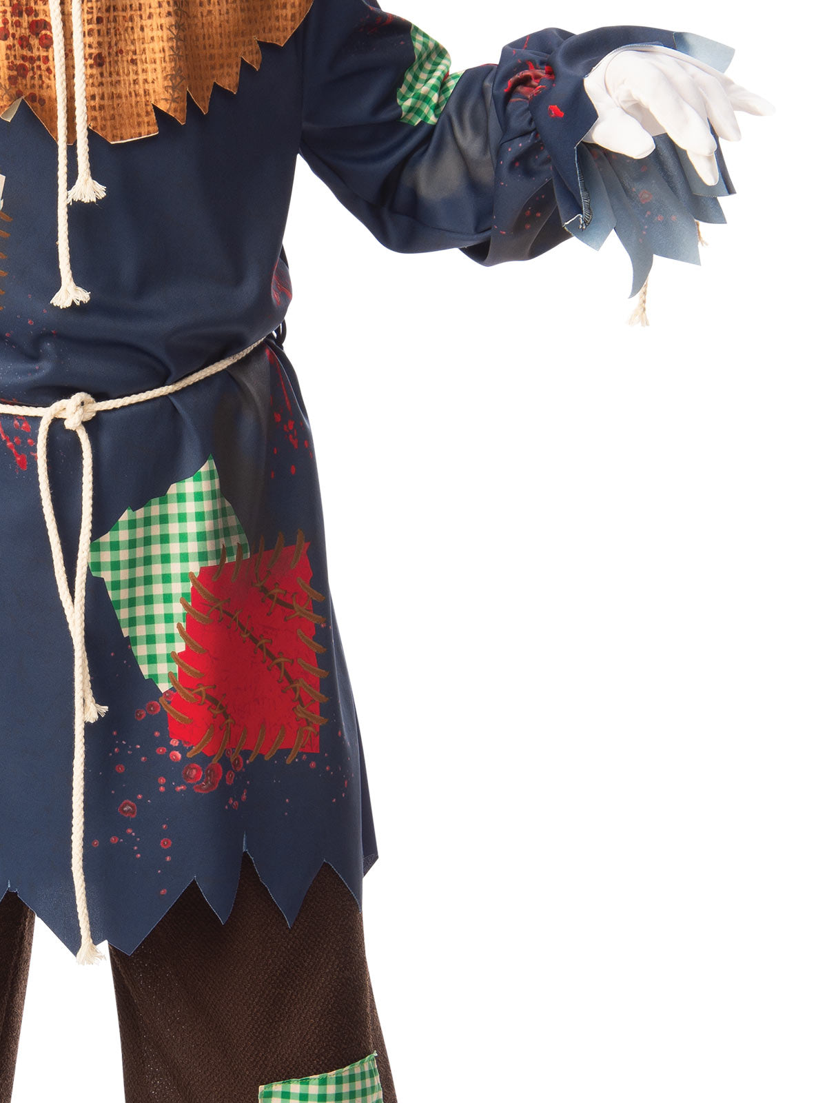 SINISTER SCARECROW COSTUME, CHILD - L - Side