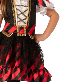 PIRATE GIRL COSTUME, CHILD - Side