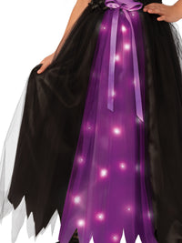 FANCY WITCH LIGHT UP COSTUME, CHILD - Side