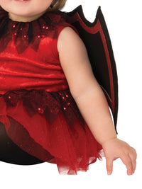 LITTLE DEVIL GIRL COSTUME, CHILD - TODDLER - Side
