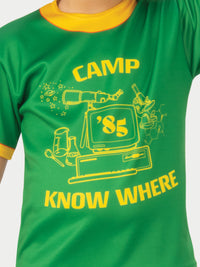 DUSTIN CAMP KNOW WHERE STRANGER THINGS T-SHIRT, CHILD - Side