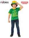 DUSTIN CAMP KNOW WHERE STRANGER THINGS T-SHIRT, CHILD - Front