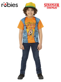 DUSTIN STRANGER THINGS ROAST BEEF T-SHIRT, CHILD - Front