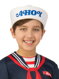 STEVE SCOOPS AHOY UNIFORM - STRANGER THINGS, CHILD - L - Back